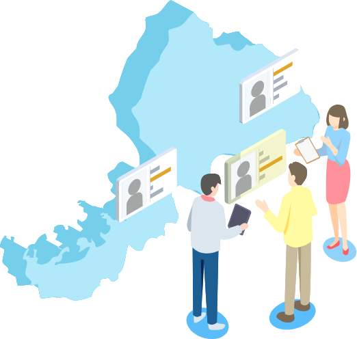 福井県の企業支援を表すイラスト